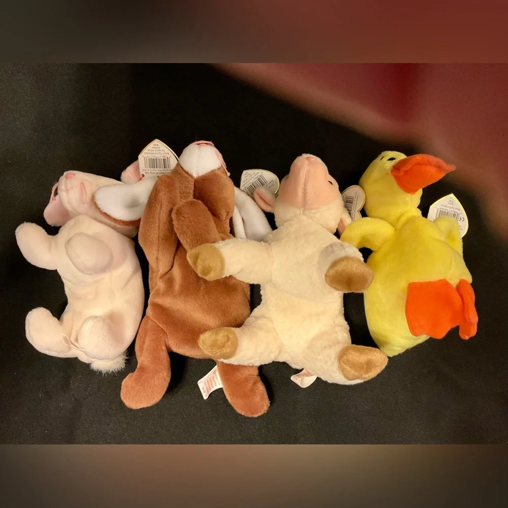 Ty Easter 🐣 collection beanies set of chick lamb bunny rabbits